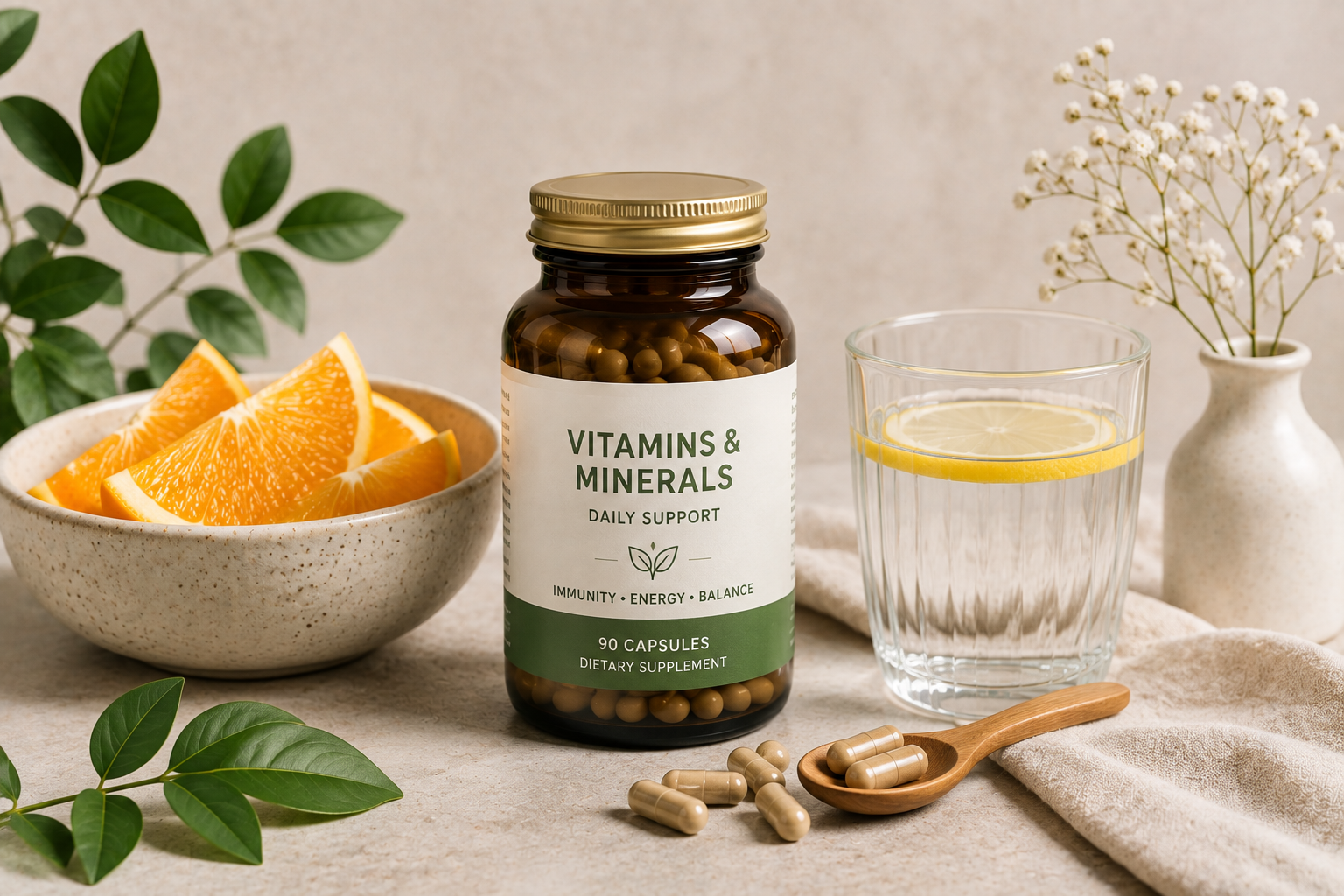 Vitamines et minéraux